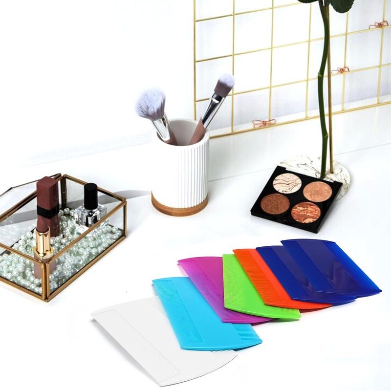 LABOTA Lice Comb, 7 Pcs Flea Comb, Hair Double Sided Fine Tooth Combs, Removal Dandruff,Plastic Louse Combs and Lice Brush for Head Lice Treatment - Image 3
